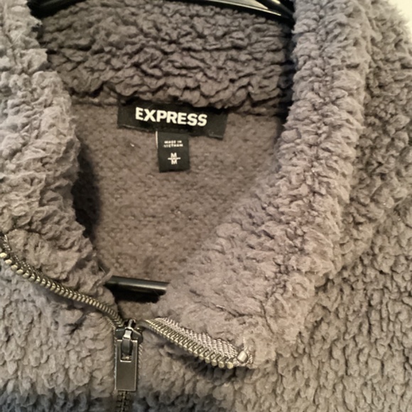 Express full zip Teddy jacket in size M - Picture 7 of 8